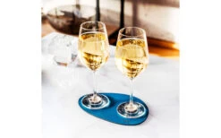 Silwy® Metall Nano Gel Platzset Leder-Look 20 Cm Schwarz -Freien Zelten Geschäft 435564 3104175