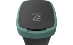 Rotho Twist Abfalleimer Mit Schwing- Und Klappdeckel 10 Liter Horizon Blau -Freien Zelten Geschäft 689040 4830122