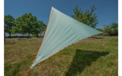 Bent Zip-Canvas Single Verbindbares Sonnensegel 250 X 250 X 250 Cm Türkis -Freien Zelten Geschäft 692585 5021555