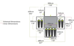 Zempire Pro III V2 -Freien Zelten Geschäft 747746 5004233